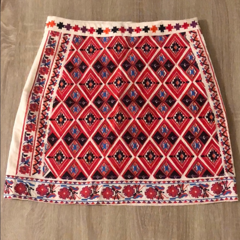 Colorful Patterned Skirt